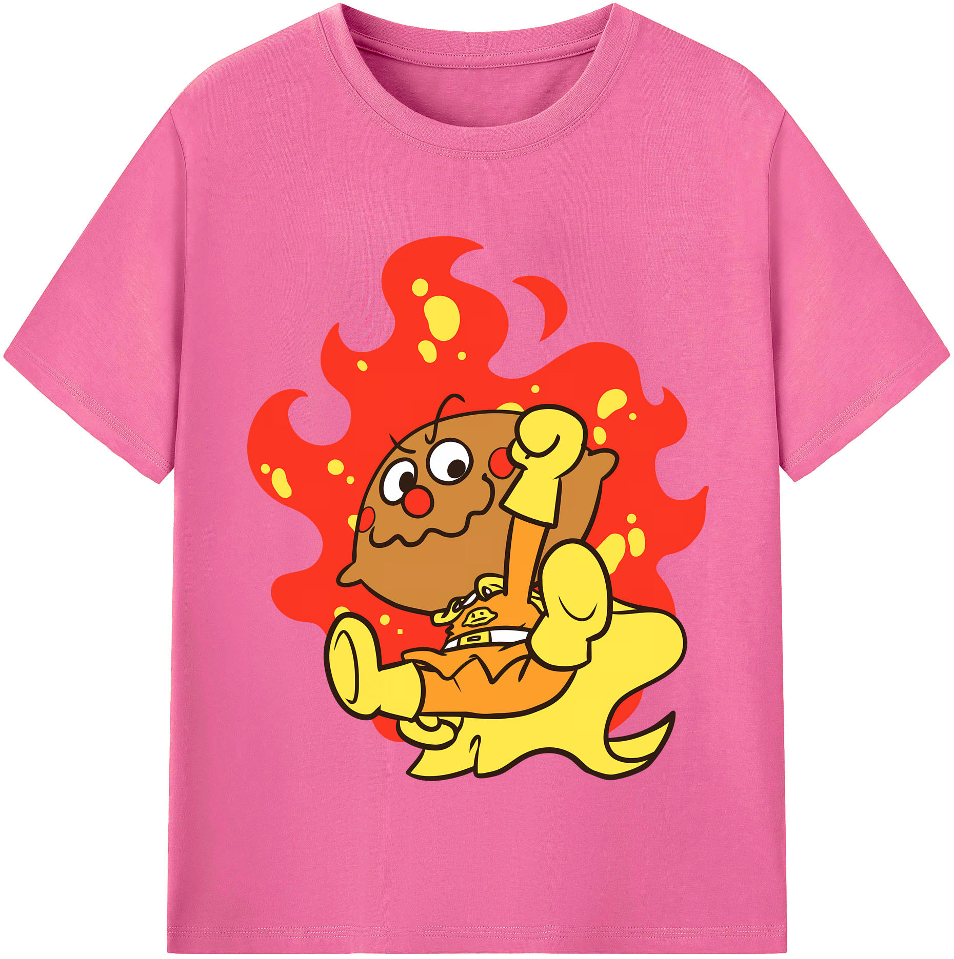 （画像用） アンパンマン Anpanman レディースカジュアルプリントTシャツ（綿100％）